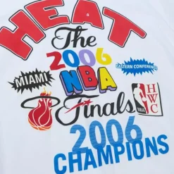 Apparel Mitchell & Ness T-Shirts & Tops-Champs Fest Ss Tee Hwc Miami Heat