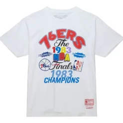 Apparel Mitchell & Ness T-Shirts & Tops-Champs Fest Ss Tee Hwc Philadelphia 76Ers