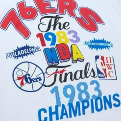 Apparel Mitchell & Ness T-Shirts & Tops-Champs Fest Ss Tee Hwc Philadelphia 76Ers
