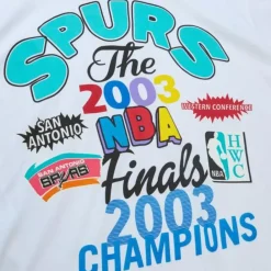 Apparel Mitchell & Ness T-Shirts & Tops-Champs Fest Ss Tee Hwc San Antonio Spurs