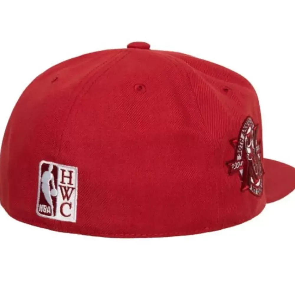 Headwear Mitchell & Ness -Cherry Bomb Fitted Hwc Chicago Bulls