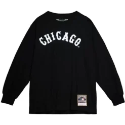Apparel Mitchell & Ness T-Shirts & Tops-Chicago Arched Long Sleeve Chicago White Sox