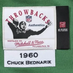 Jerseys Mitchell & Ness -Chuck Bednarik 1960 Authentic Jersey Philadelphia Eagles