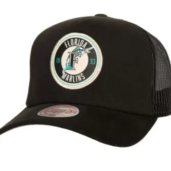 Headwear Mitchell & Ness -Circle Change Trucker Coop Florida Marlins