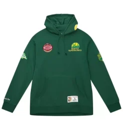 Apparel Mitchell & Ness Hoodies & Sweatshirts-City Collection Fleece Hoody Seattle Supersonics