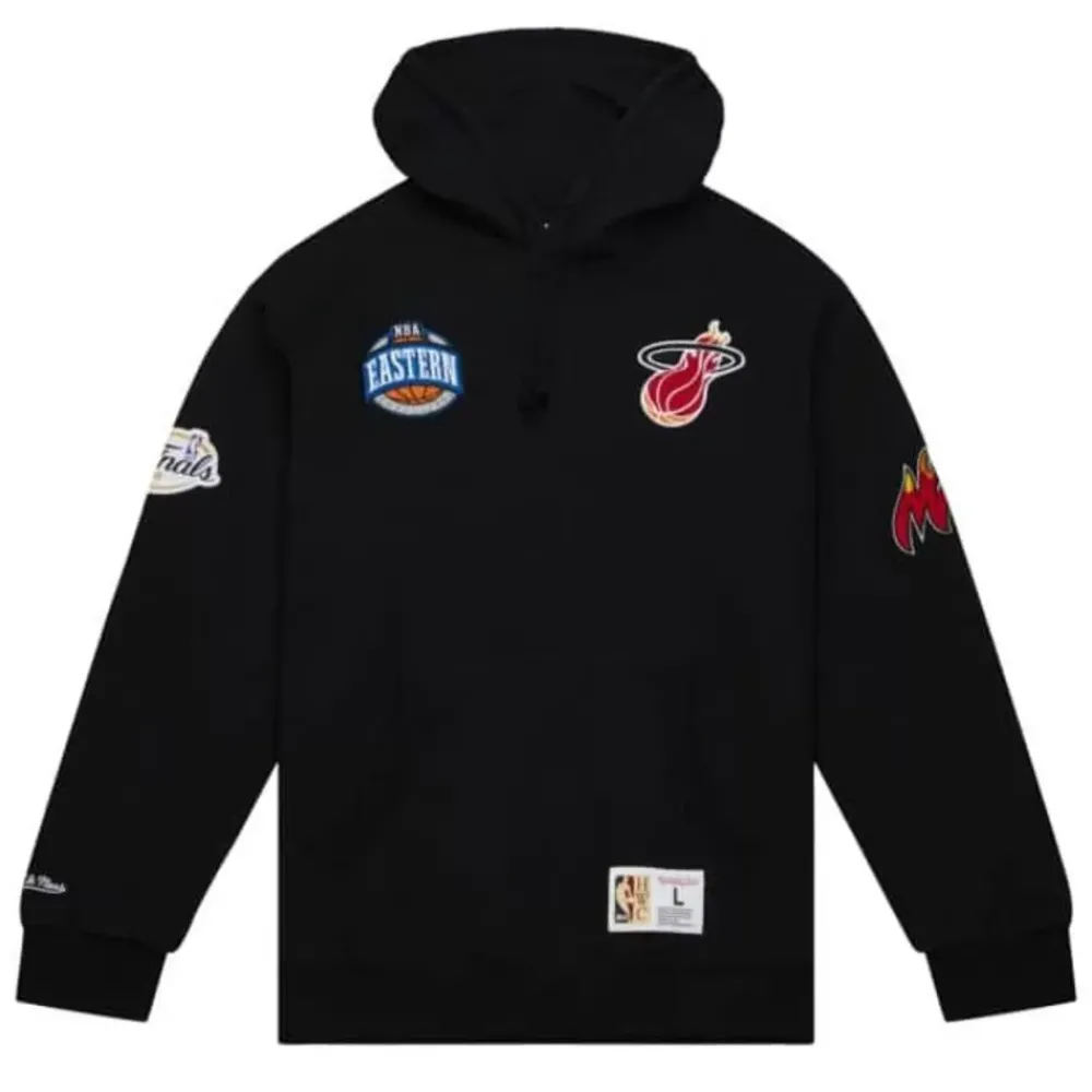 Apparel Mitchell & Ness Hoodies & Sweatshirts-City Collection Fleece Hoody Miami Heat