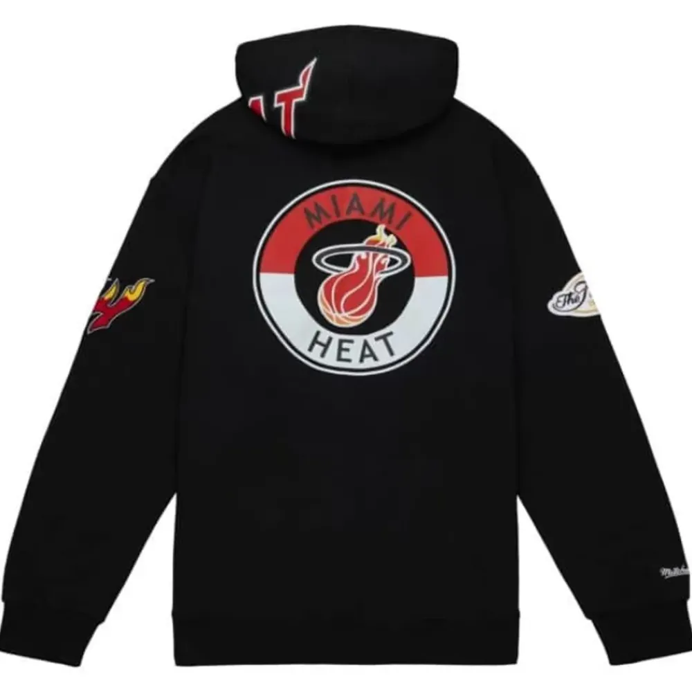 Apparel Mitchell & Ness Hoodies & Sweatshirts-City Collection Fleece Hoody Miami Heat