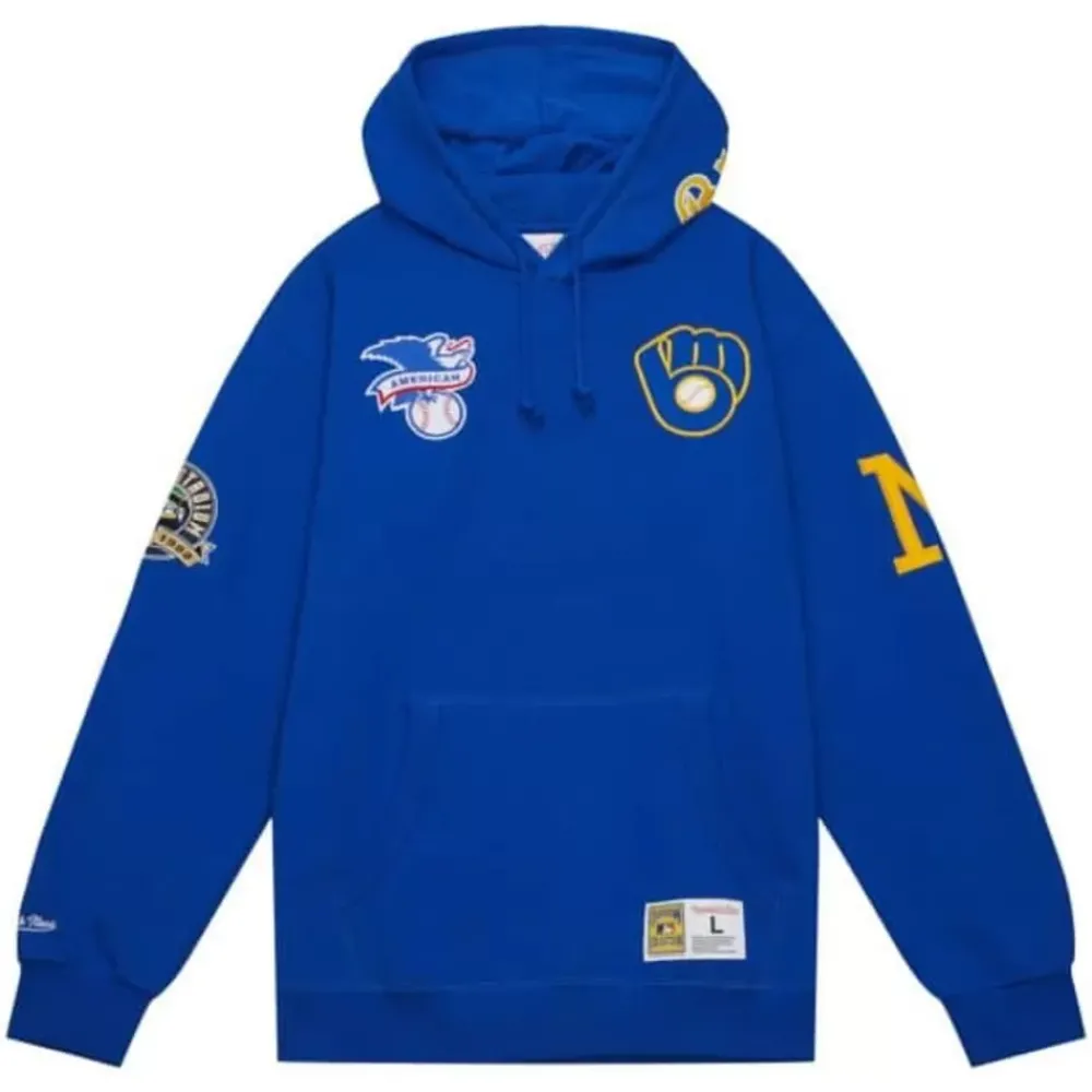 Apparel Mitchell & Ness Hoodies & Sweatshirts-City Collection Fleece Hoody Milwaukee Brewers