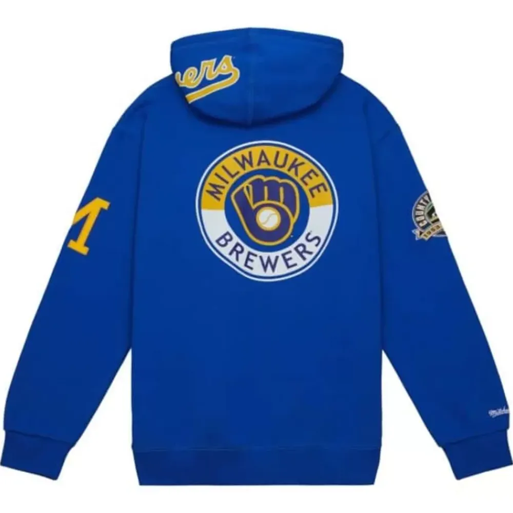 Apparel Mitchell & Ness Hoodies & Sweatshirts-City Collection Fleece Hoody Milwaukee Brewers