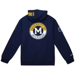Apparel Mitchell & Ness Hoodies & Sweatshirts-City Collection Fleece Hoody University Of Michigan