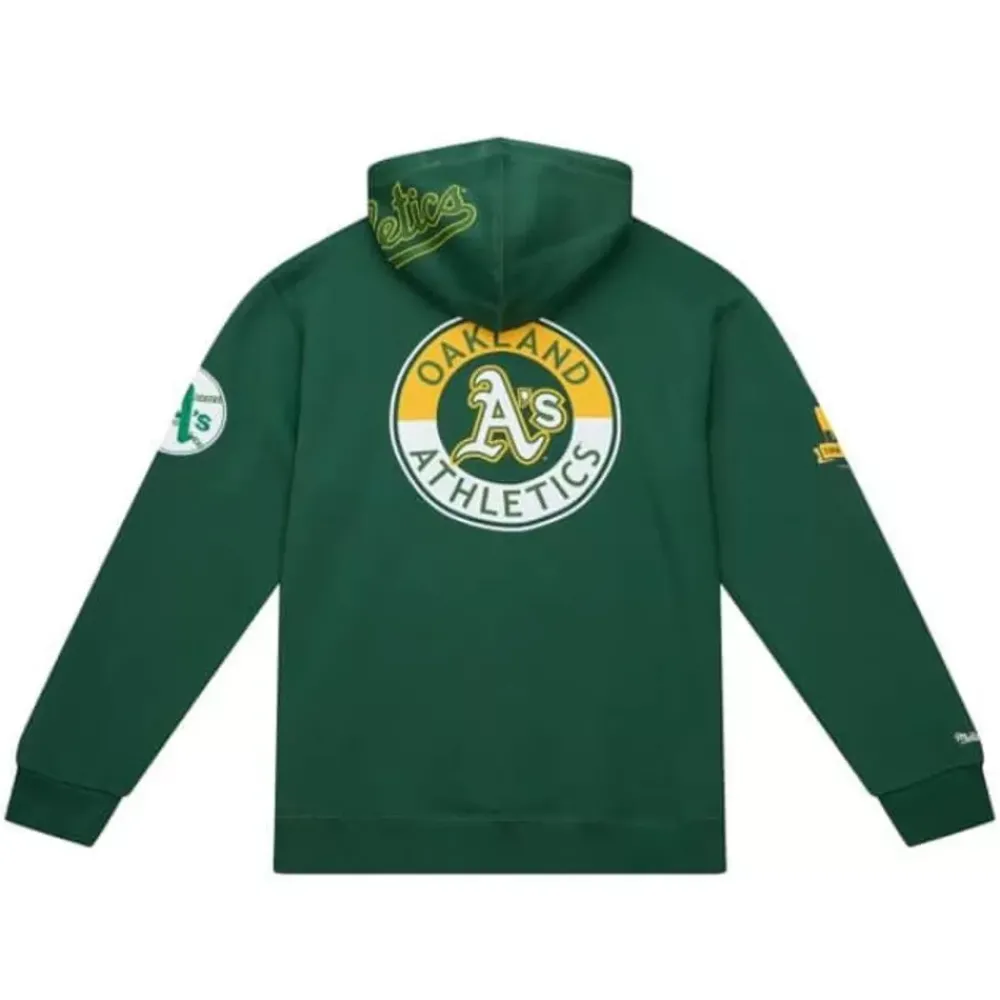 Apparel Mitchell & Ness Hoodies & Sweatshirts-City Collection Fleece Hoody Oakland Athletics