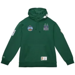 Apparel Mitchell & Ness Hoodies & Sweatshirts-City Collection Fleece Hoody Milwaukee Bucks