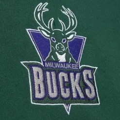 Apparel Mitchell & Ness Hoodies & Sweatshirts-City Collection Fleece Hoody Milwaukee Bucks