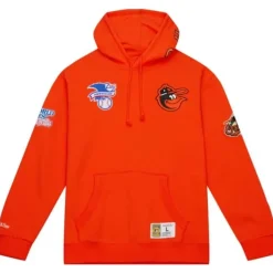 Apparel Mitchell & Ness Hoodies & Sweatshirts-City Collection Fleece Hoody Baltimore Orioles