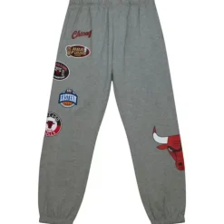 Apparel Mitchell & Ness Shorts-City Collection Fleece Pants Chicago Bulls