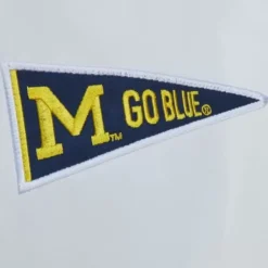 Apparel Mitchell & Ness Jackets & Outerwear-City Collection Lightweight Satin Jacket University Of Michigan