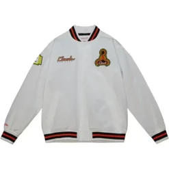 Apparel Mitchell & Ness Jackets & Outerwear-City Collection Lightweight Satin Jacket San Jose Clash