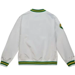 Apparel Mitchell & Ness Jackets & Outerwear-City Collection Lightweight Satin Jacket Los Angeles Galaxy