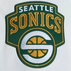Apparel Mitchell & Ness Jackets & Outerwear-City Collection Lightweight Satin Jacket Seattle Supersonics