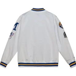 Apparel Mitchell & Ness Jackets & Outerwear-City Collection Lightweight Satin Jacket Milwaukee Brewers