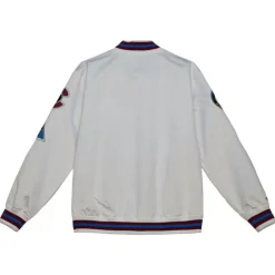 Apparel Mitchell & Ness Jackets & Outerwear-City Collection Lightweight Satin Jacket Colorado Avalanche