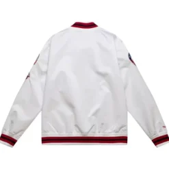 Apparel Mitchell & Ness Jackets & Outerwear-City Collection Lightweight Satin Jacket New York Rangers