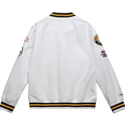Apparel Mitchell & Ness Jackets & Outerwear-City Collection Lightweight Satin Jacket Pittsburgh Steelers