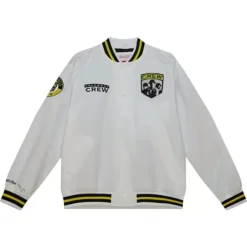 Apparel Mitchell & Ness Jackets & Outerwear-City Collection Lightweight Satin Jacket Columbus Crew