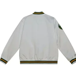 Apparel Mitchell & Ness Jackets & Outerwear-City Collection Lightweight Satin Jacket Portland Timbers