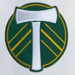 Apparel Mitchell & Ness Jackets & Outerwear-City Collection Lightweight Satin Jacket Portland Timbers