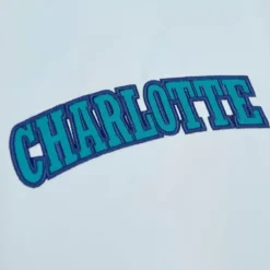 Apparel Mitchell & Ness Jackets & Outerwear-City Collection Lightweight Satin Jacket Charlotte Hornets