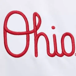 Apparel Mitchell & Ness Jackets & Outerwear-City Collection Lightweight Satin Jacket Ohio State