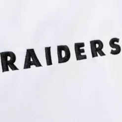 Apparel Mitchell & Ness Jackets & Outerwear-City Collection Lightweight Satin Jacket Oakland Raiders