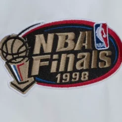 Apparel Mitchell & Ness Jackets & Outerwear-City Collection Lightweight Satin Jacket Chicago Bulls