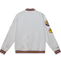 Apparel Mitchell & Ness Jackets & Outerwear-City Collection Lightweight Satin Jacket Louisiana State University