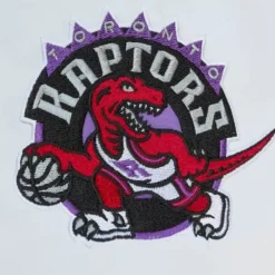 Apparel Mitchell & Ness Jackets & Outerwear-City Collection Lightweight Satin Jacket Toronto Raptors