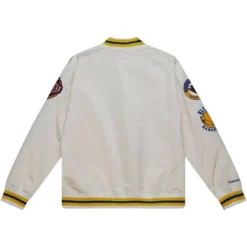 Apparel Mitchell & Ness Jackets & Outerwear-City Collection Lightweight Satin Jacket Golden State Warriors