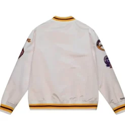 Apparel Mitchell & Ness Jackets & Outerwear-City Collection Lightweight Satin Jacket Los Angeles Lakers
