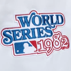 Apparel Mitchell & Ness Jackets & Outerwear-City Collection Lightweight Satin Jacket St. Louis Cardinals