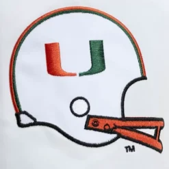 Apparel Mitchell & Ness Jackets & Outerwear-City Collection Lightweight Satin Jacket University Of Miami