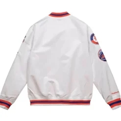 Apparel Mitchell & Ness Jackets & Outerwear-City Collection Lightweight Satin Jacket New York Mets