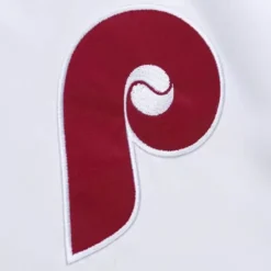 Apparel Mitchell & Ness Jackets & Outerwear-City Collection Lightweight Satin Jacket Philadelphia Phillies