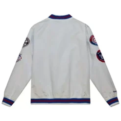Apparel Mitchell & Ness Jackets & Outerwear-City Collection Lightweight Satin Jacket Chicago Cubs