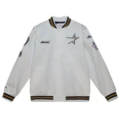 Apparel Mitchell & Ness Jackets & Outerwear-City Collection Lightweight Satin Jacket Houston Astros