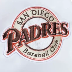 Apparel Mitchell & Ness Jackets & Outerwear-City Collection Lightweight Satin Jacket San Diego Padres