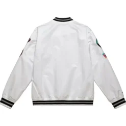 Apparel Mitchell & Ness Jackets & Outerwear-City Collection Lightweight Satin Jacket San Antonio Spurs