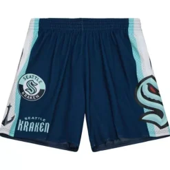 Apparel Mitchell & Ness Shorts-City Collection Mesh Shorts Seattle Kraken