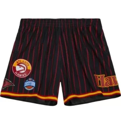 Apparel Mitchell & Ness Shorts-City Collection Mesh Shorts Atlanta Hawks