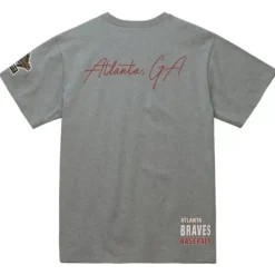 Apparel Mitchell & Ness T-Shirts & Tops-City Collection S/S Tee Atlanta Braves