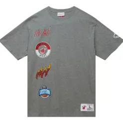 Apparel Mitchell & Ness T-Shirts & Tops-City Collection S/S Tee Miami Heat